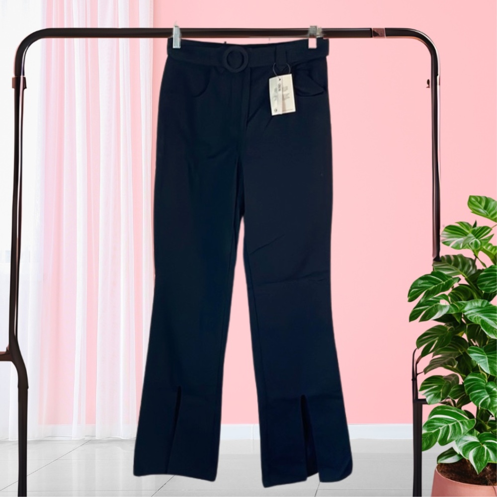NWT‎ ASOS Navy Flare Pants - Size 6